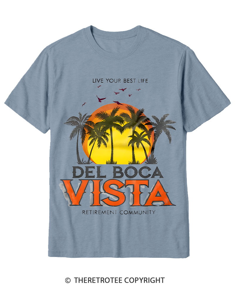 TheRetroTee Del Boca Vista 1990s Cotton T-Shirt
