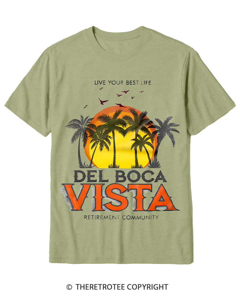 TheRetroTee Del Boca Vista 1990s Cotton T-Shirt