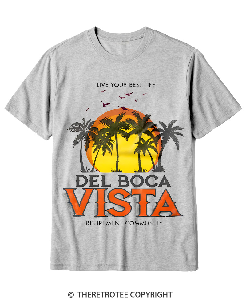 TheRetroTee Del Boca Vista 1990s Cotton T-Shirt