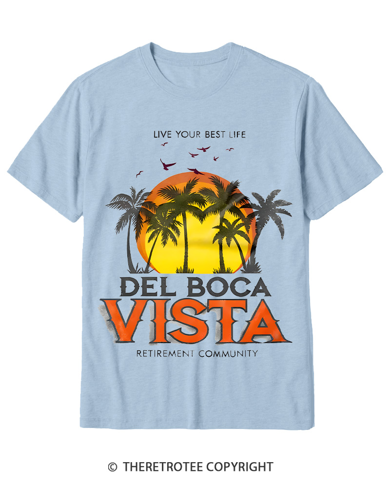 TheRetroTee Del Boca Vista 1990s Cotton T-Shirt