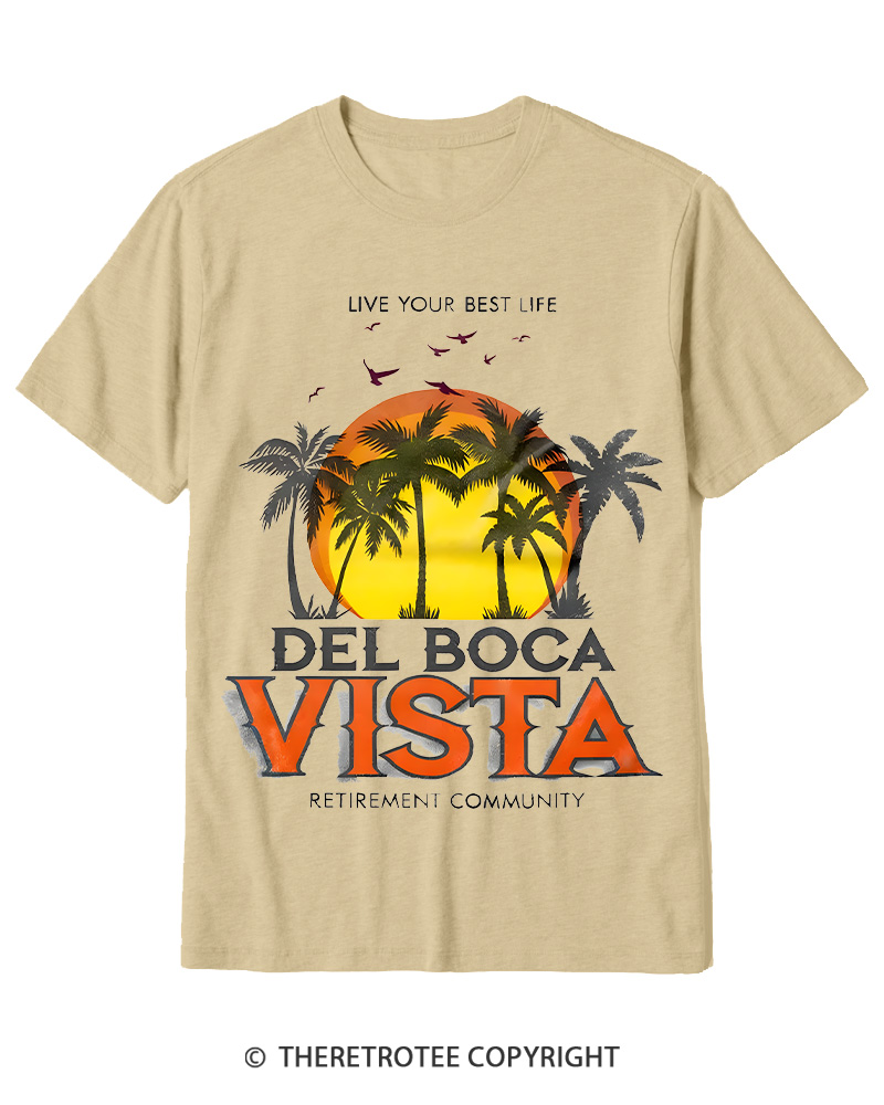 TheRetroTee Del Boca Vista 1990s Cotton T-Shirt