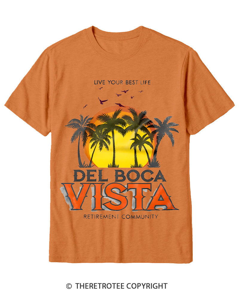 TheRetroTee Del Boca Vista 1990s Cotton T-Shirt