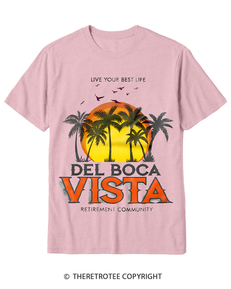 TheRetroTee Del Boca Vista 1990s Cotton T-Shirt