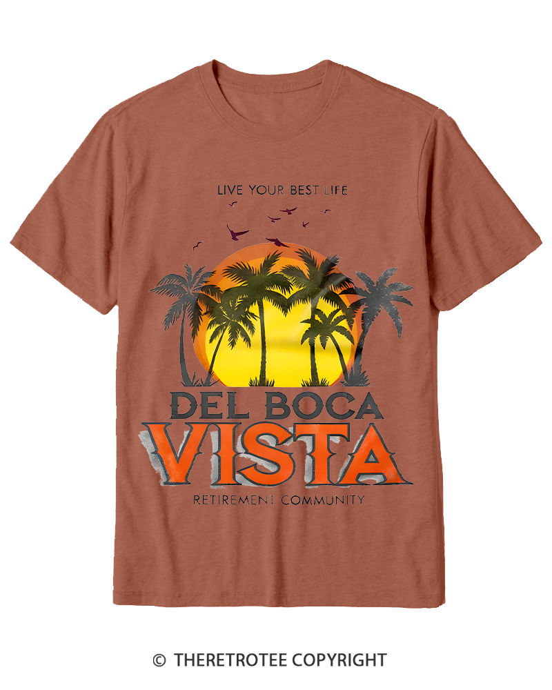 TheRetroTee Del Boca Vista 1990s Cotton T-Shirt