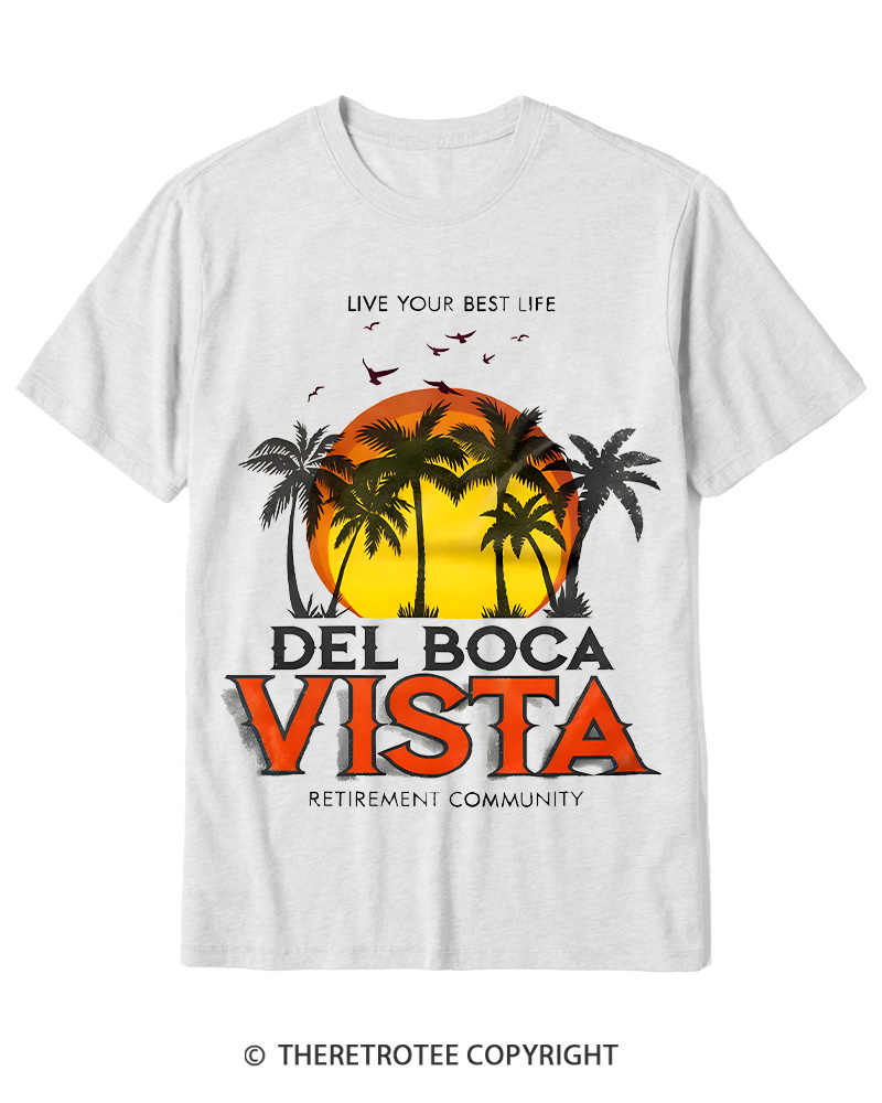 TheRetroTee Del Boca Vista 1990s Cotton T-Shirt
