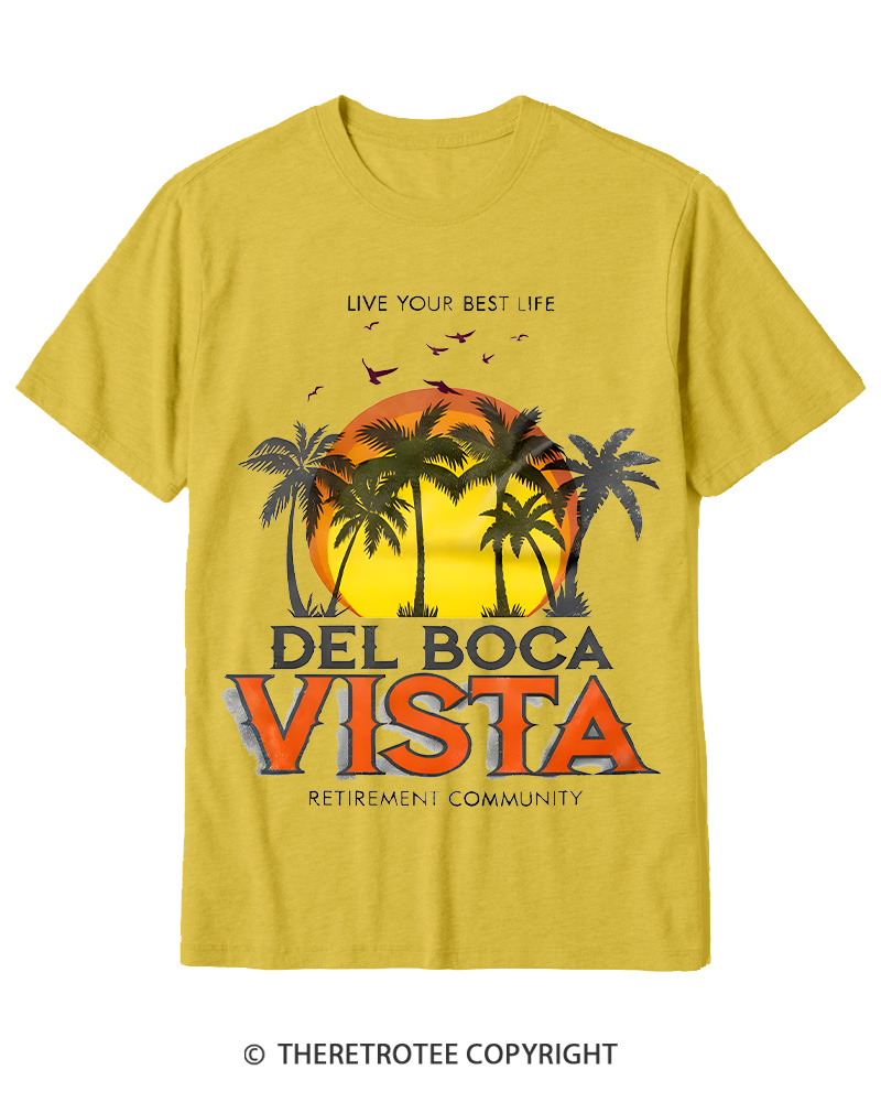 TheRetroTee Del Boca Vista 1990s Cotton T-Shirt