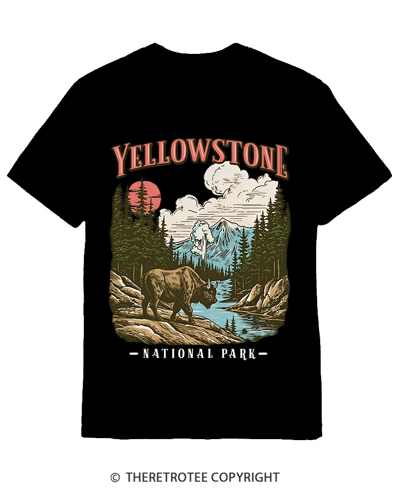 TheRetroTee American Frontier Inspired Cotton T-Shirt