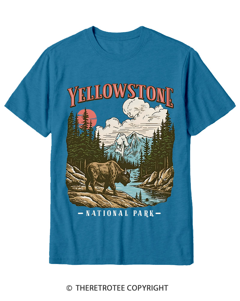 TheRetroTee American Frontier Inspired Cotton T-Shirt