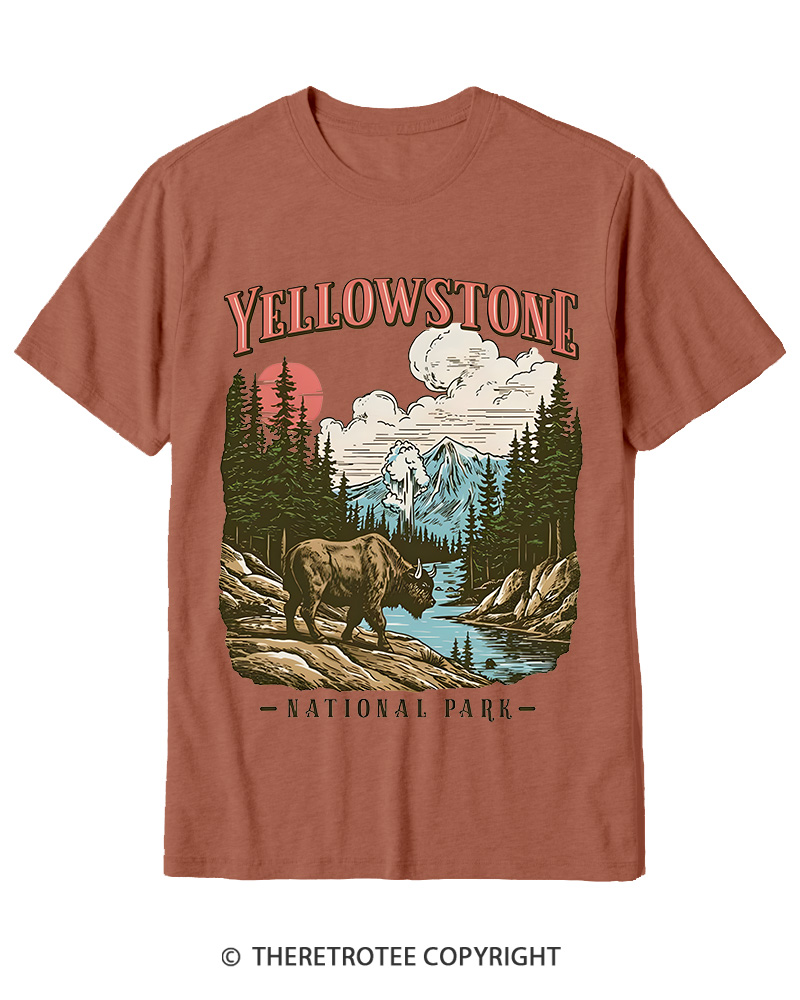 TheRetroTee American Frontier Inspired Cotton T-Shirt