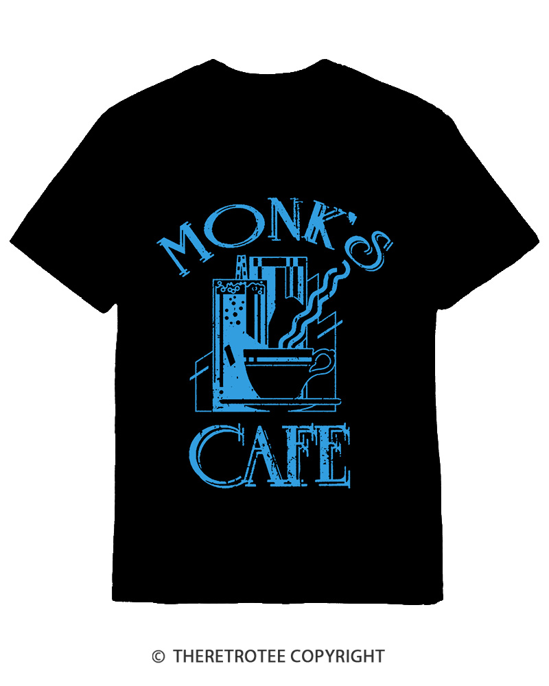 TheRetroTee Monk's Cafe 1990s Cotton T-Shirt
