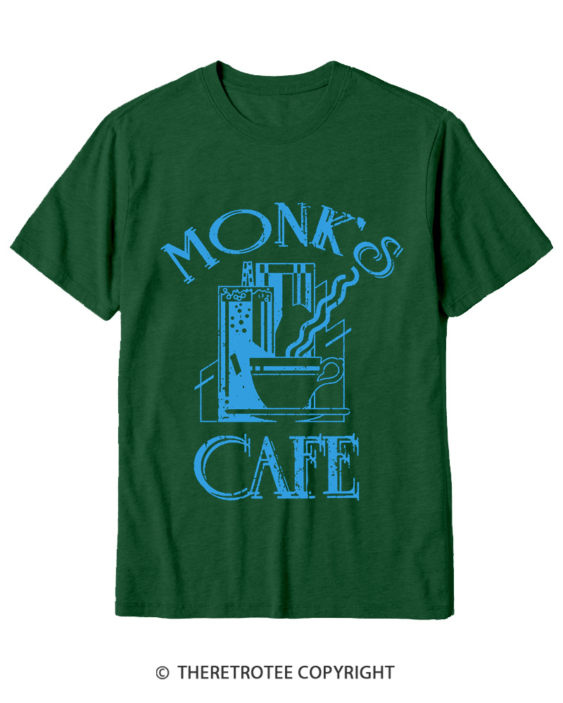 TheRetroTee Monk's Cafe 1990s Cotton T-Shirt