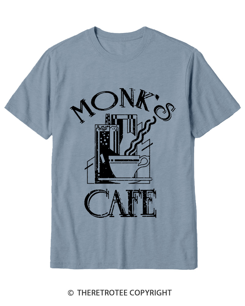 TheRetroTee Monk's Cafe 1990s Cotton T-Shirt