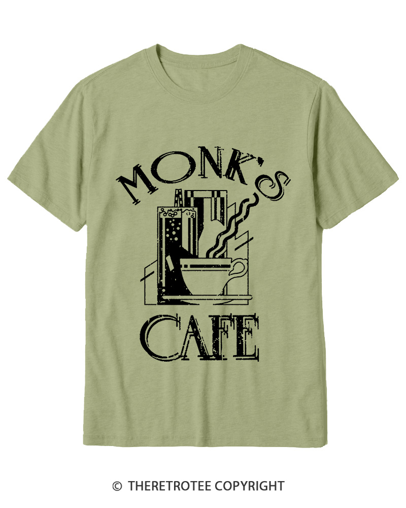 TheRetroTee Monk's Cafe 1990s Cotton T-Shirt