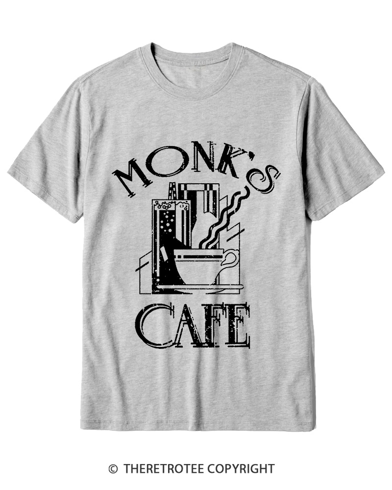 TheRetroTee Monk's Cafe 1990s Cotton T-Shirt