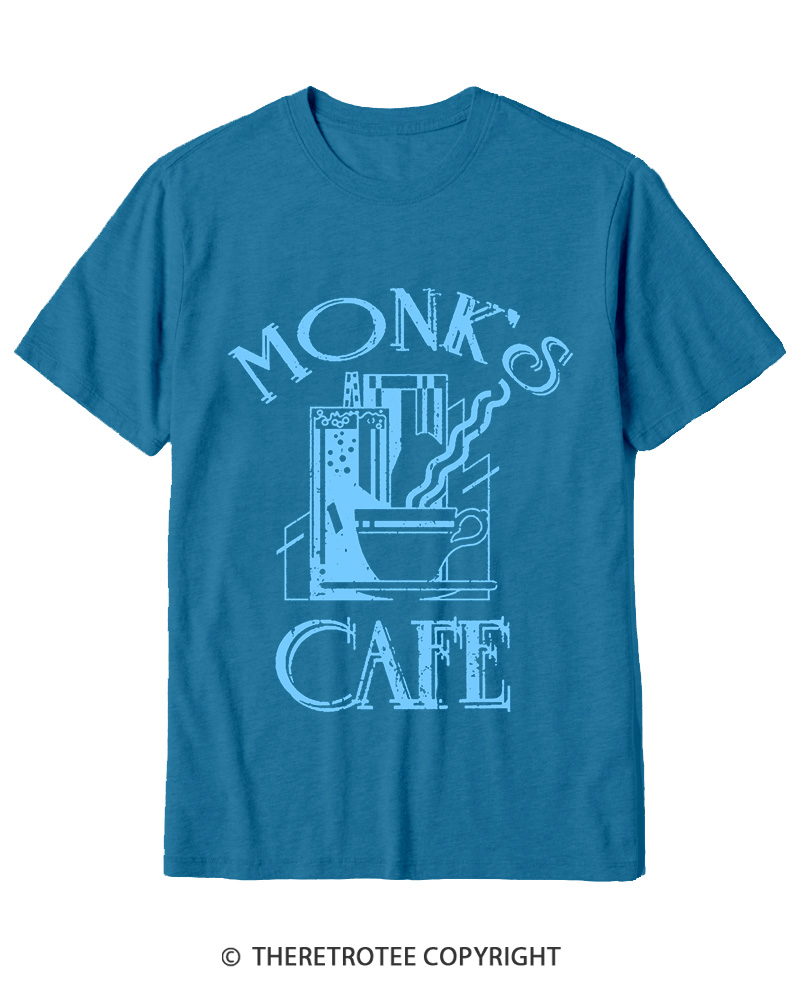 TheRetroTee Monk's Cafe 1990s Cotton T-Shirt