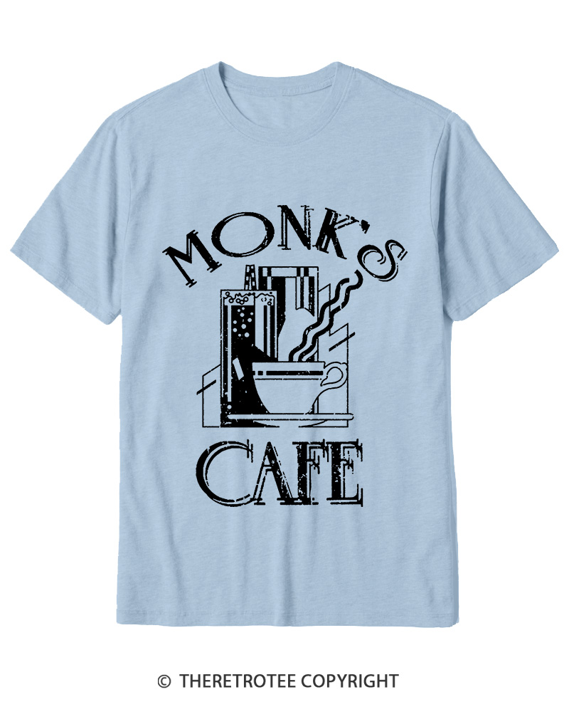 TheRetroTee Monk's Cafe 1990s Cotton T-Shirt