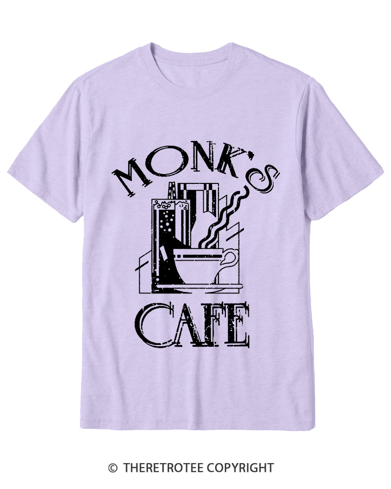 TheRetroTee Monk's Cafe 1990s Cotton T-Shirt