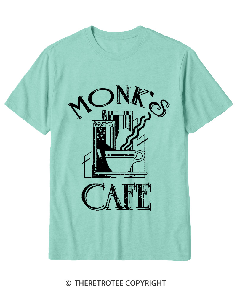 TheRetroTee Monk's Cafe 1990s Cotton T-Shirt