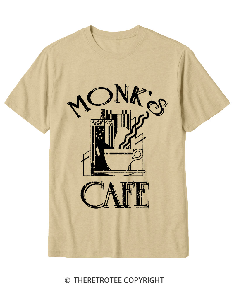 TheRetroTee Monk's Cafe 1990s Cotton T-Shirt