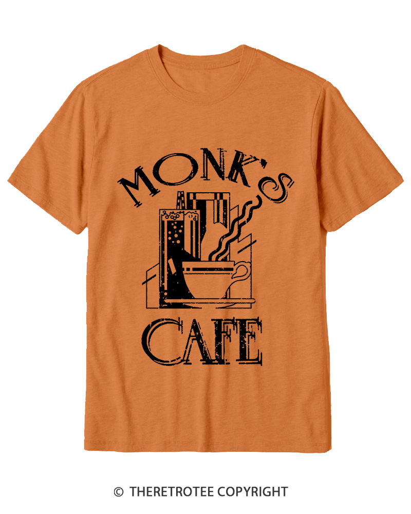 TheRetroTee Monk's Cafe 1990s Cotton T-Shirt