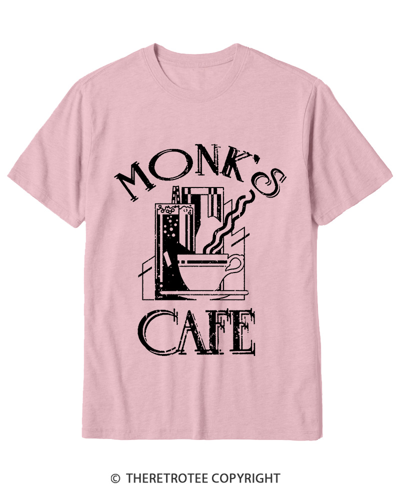 TheRetroTee Monk's Cafe 1990s Cotton T-Shirt