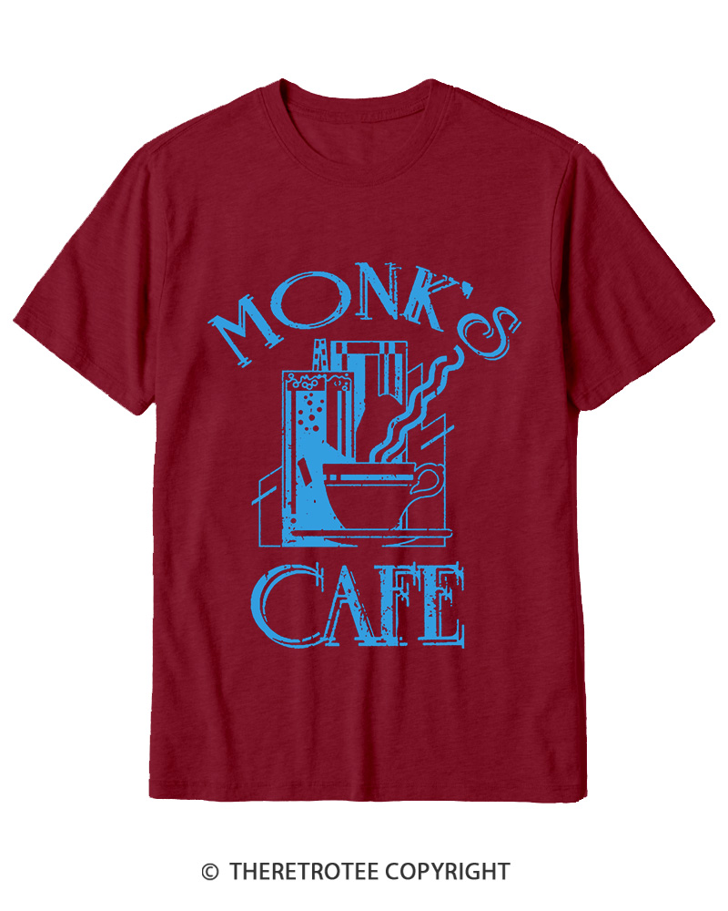 TheRetroTee Monk's Cafe 1990s Cotton T-Shirt