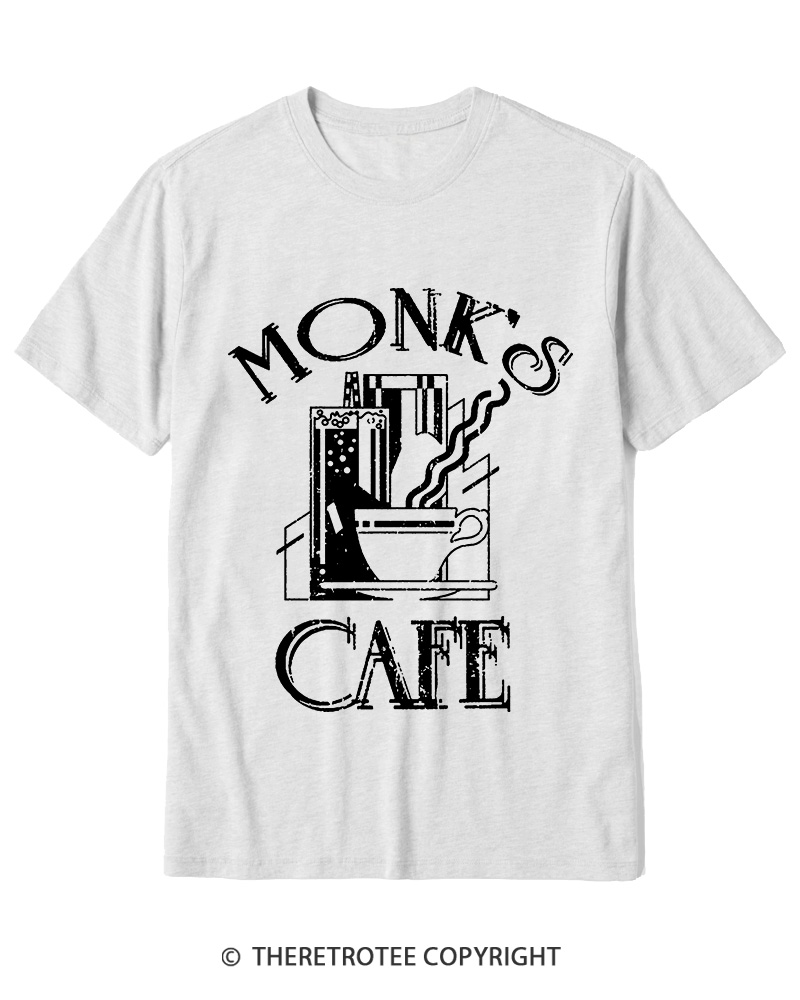 TheRetroTee Monk's Cafe 1990s Cotton T-Shirt