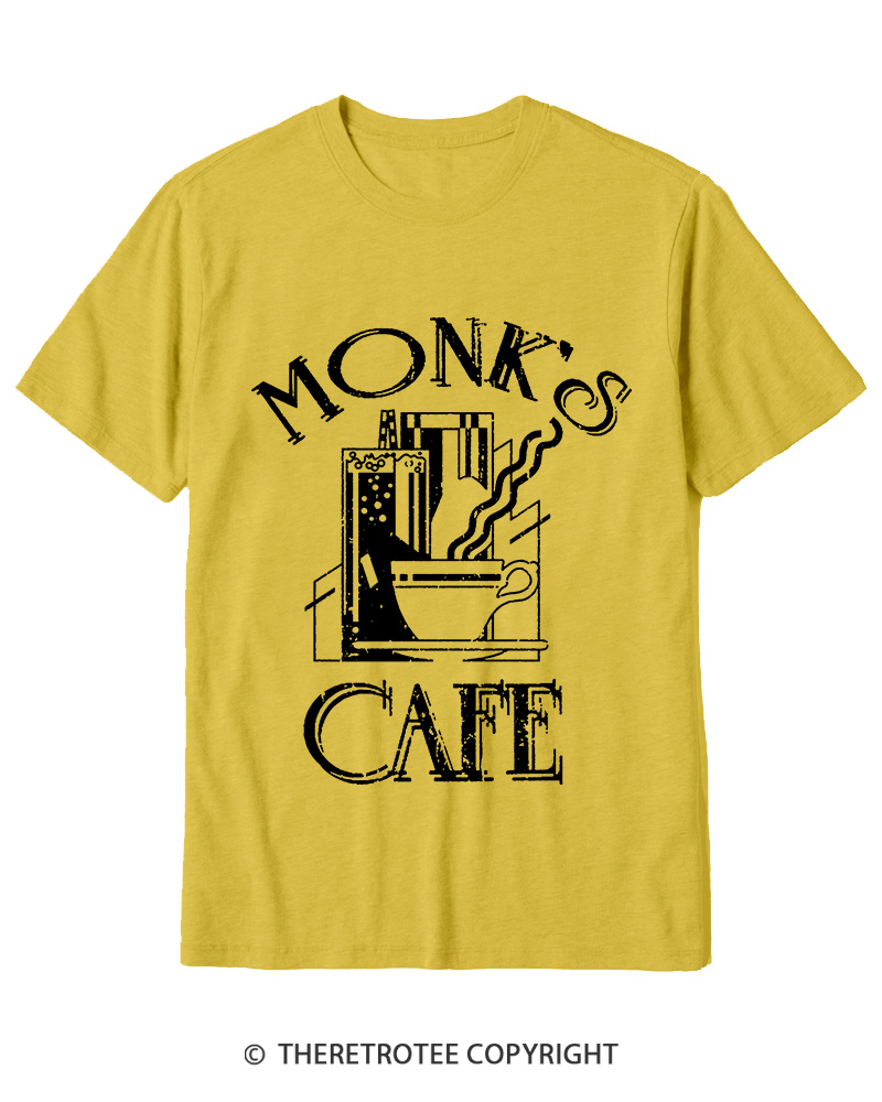TheRetroTee Monk's Cafe 1990s Cotton T-Shirt