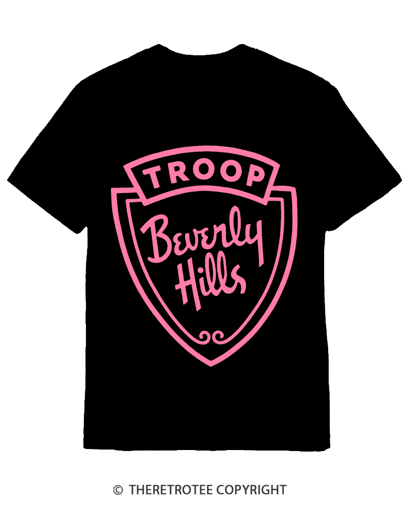 TheRetroTee Troop Beverly Hills 1990s Cotton T-Shirt