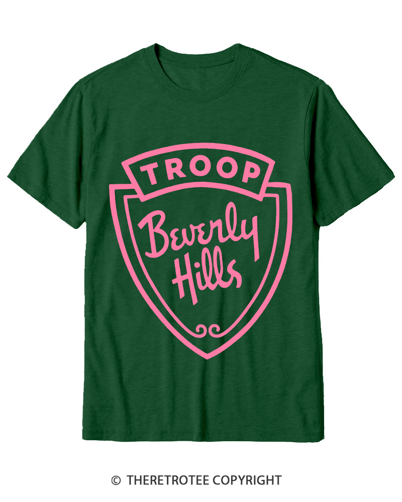 TheRetroTee Troop Beverly Hills 1990s Cotton T-Shirt