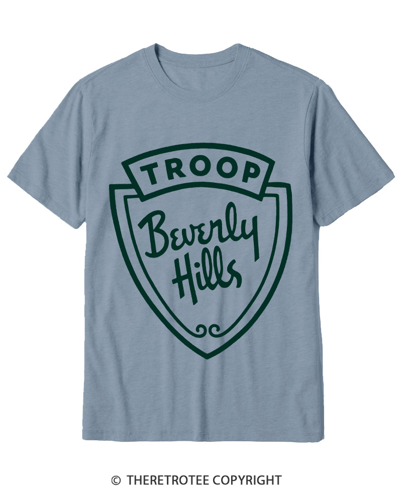 TheRetroTee Troop Beverly Hills 1990s Cotton T-Shirt