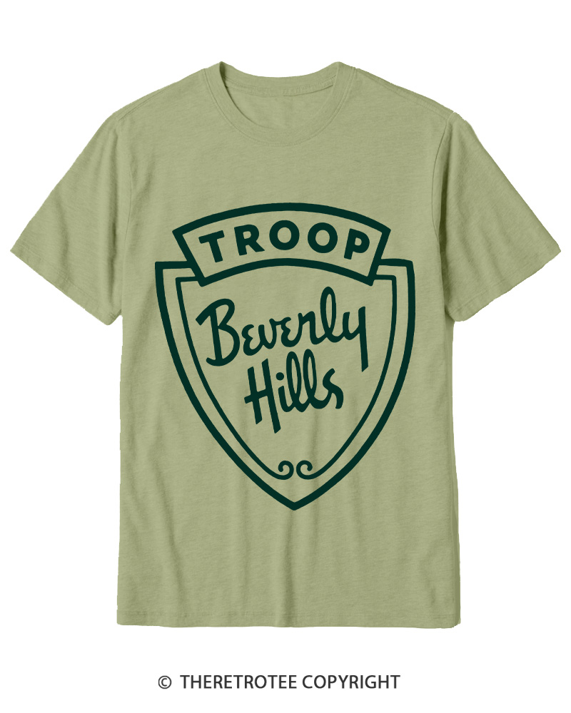 TheRetroTee Troop Beverly Hills 1990s Cotton T-Shirt