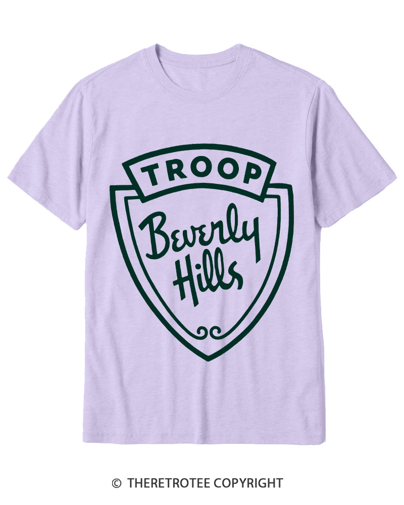 TheRetroTee Troop Beverly Hills 1990s Cotton T-Shirt