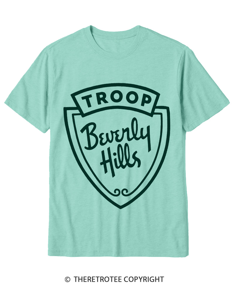 TheRetroTee Troop Beverly Hills 1990s Cotton T-Shirt