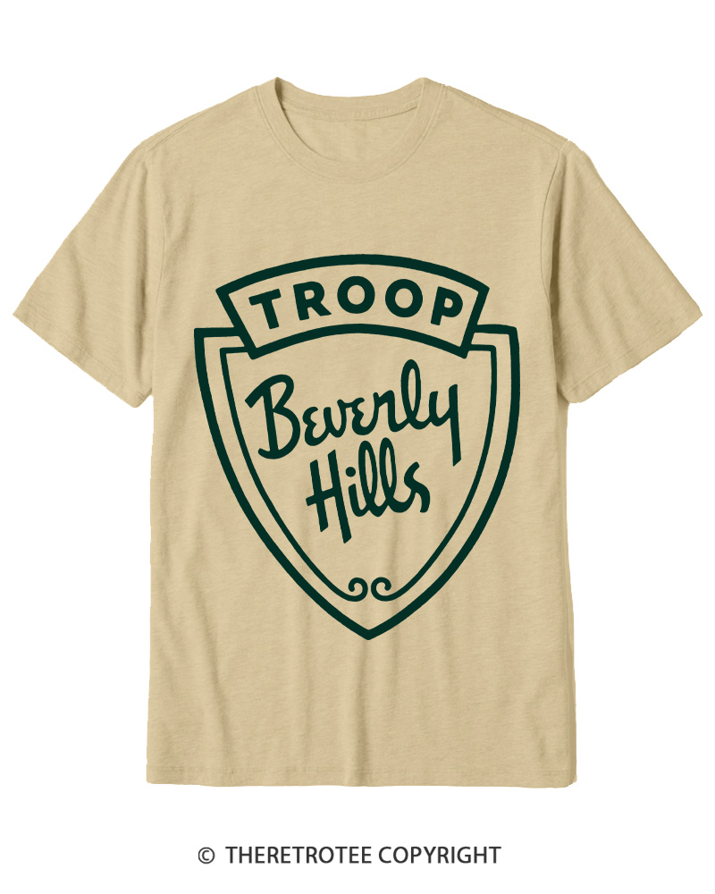 TheRetroTee Troop Beverly Hills 1990s Cotton T-Shirt