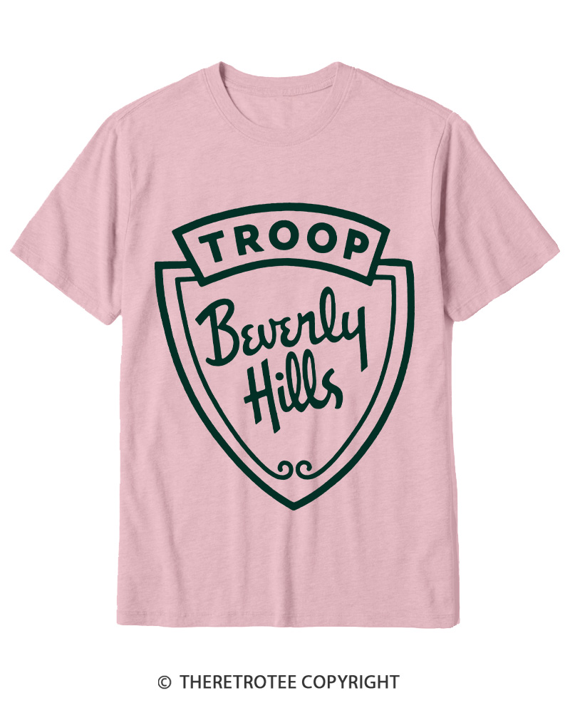 TheRetroTee Troop Beverly Hills 1990s Cotton T-Shirt