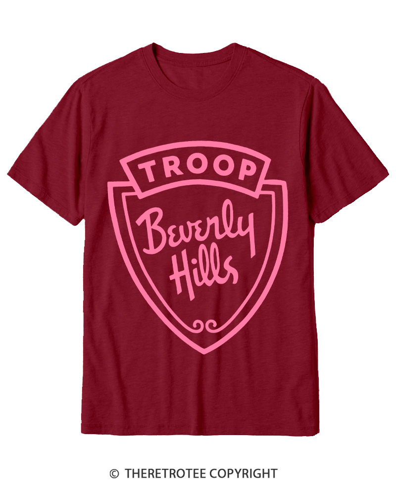 TheRetroTee Troop Beverly Hills 1990s Cotton T-Shirt