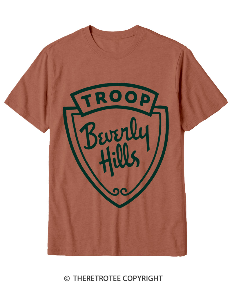 TheRetroTee Troop Beverly Hills 1990s Cotton T-Shirt