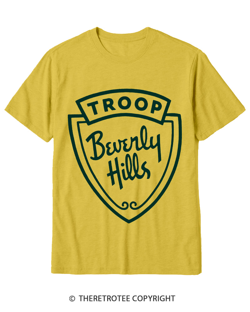 TheRetroTee Troop Beverly Hills 1990s Cotton T-Shirt