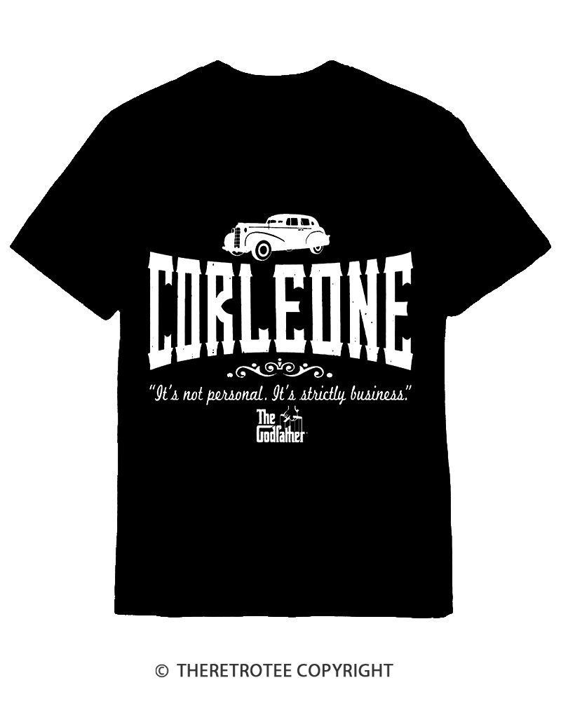 TheRetroTee Strictly Business It's Not Personal Quotes 1970s Cotton T-Shirt