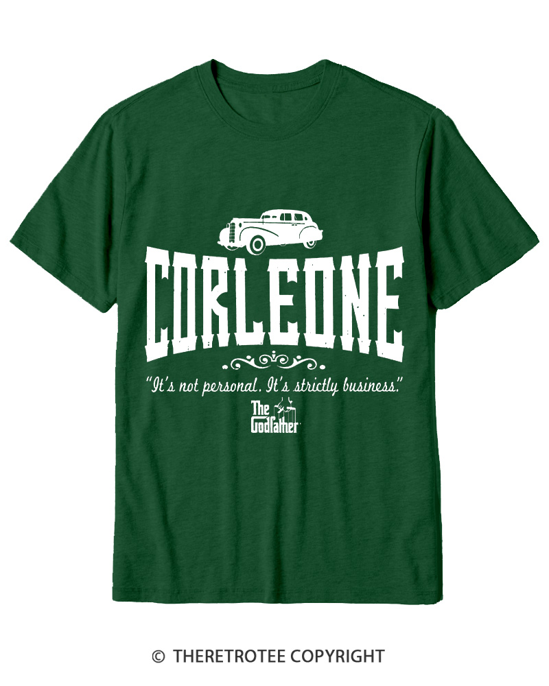 TheRetroTee Strictly Business It's Not Personal Quotes 1970s Cotton T-Shirt