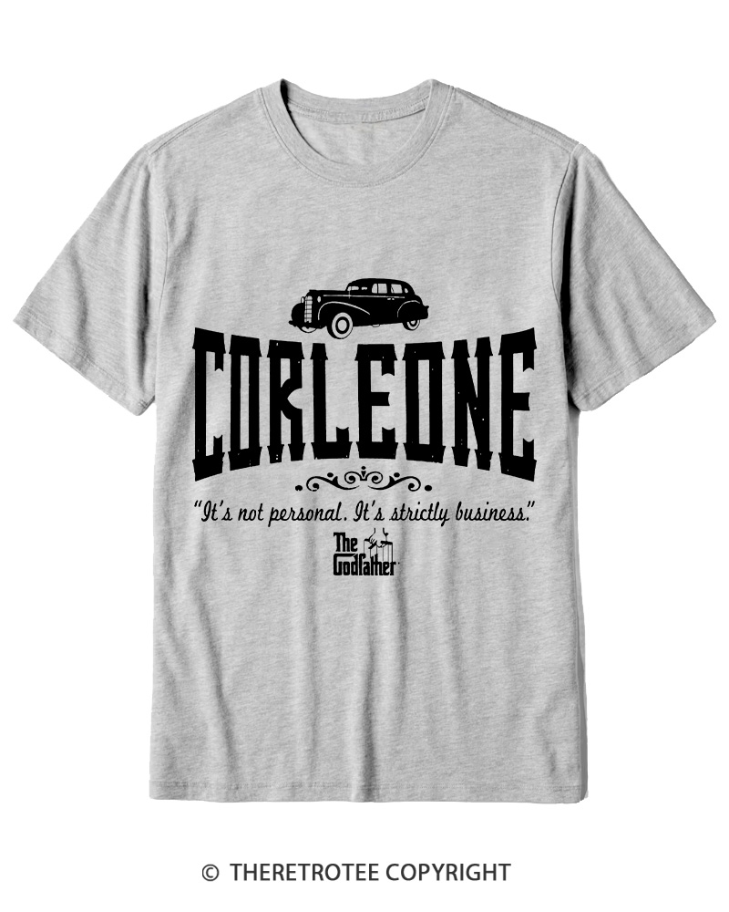 TheRetroTee Strictly Business It's Not Personal Quotes 1970s Cotton T-Shirt