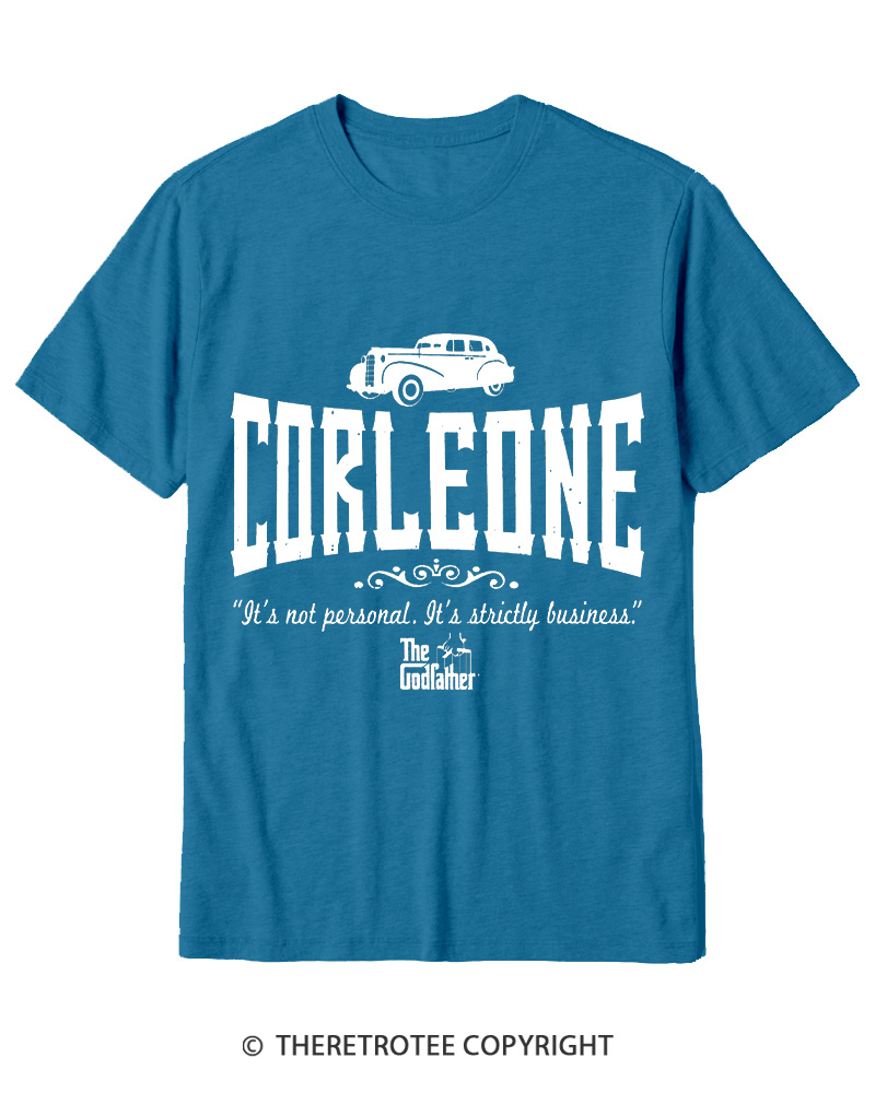 TheRetroTee Strictly Business It's Not Personal Quotes 1970s Cotton T-Shirt