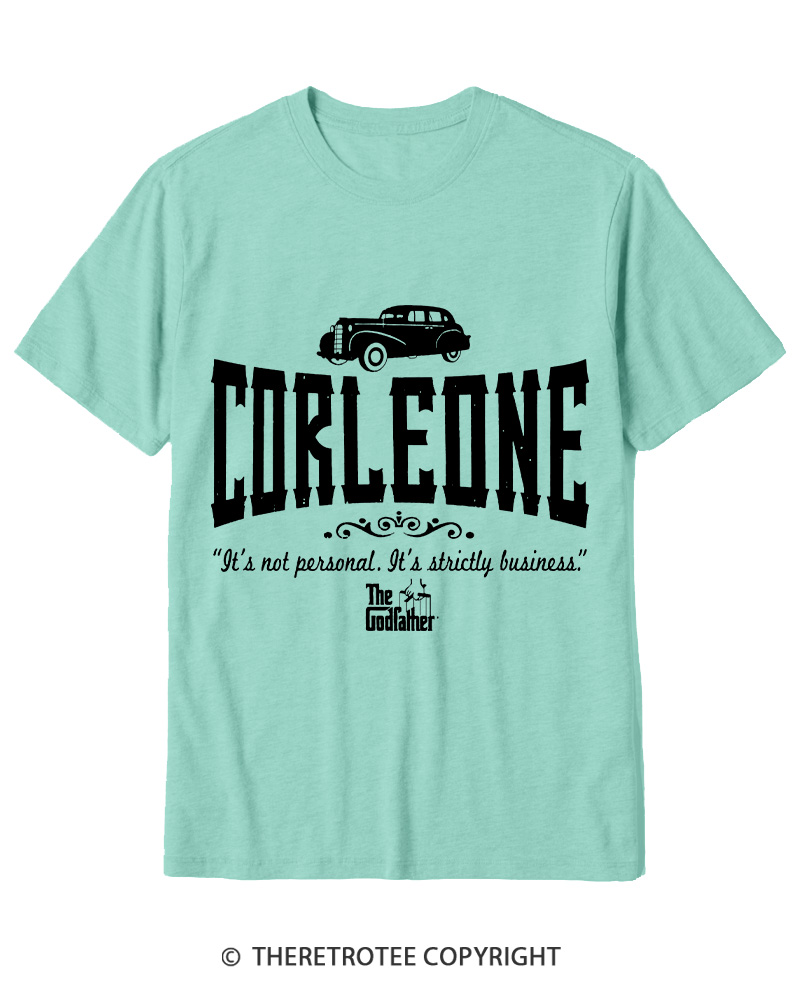 TheRetroTee Strictly Business It's Not Personal Quotes 1970s Cotton T-Shirt