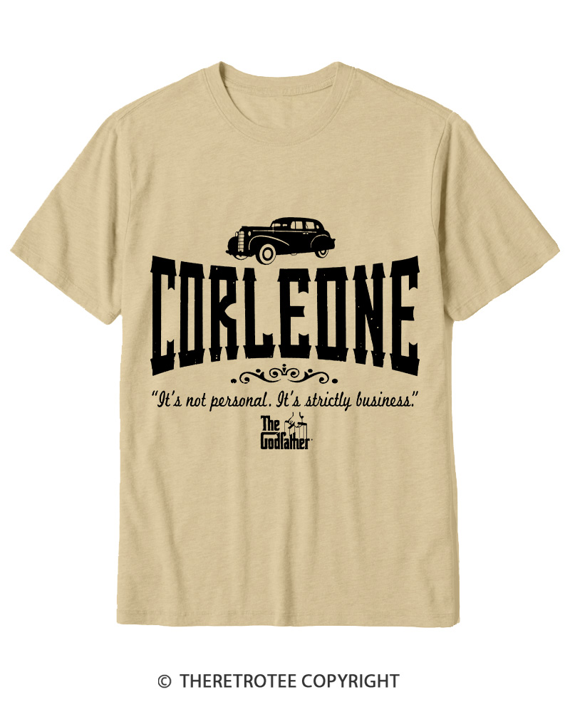 TheRetroTee Strictly Business It's Not Personal Quotes 1970s Cotton T-Shirt