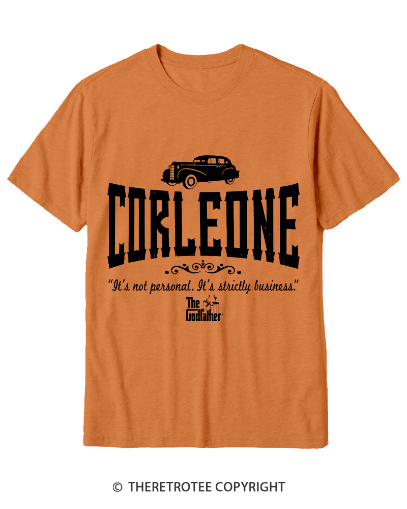 TheRetroTee Strictly Business It's Not Personal Quotes 1970s Cotton T-Shirt