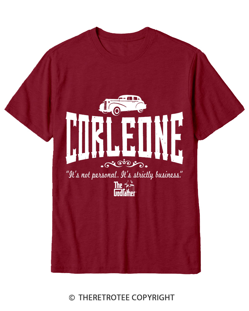 TheRetroTee Strictly Business It's Not Personal Quotes 1970s Cotton T-Shirt