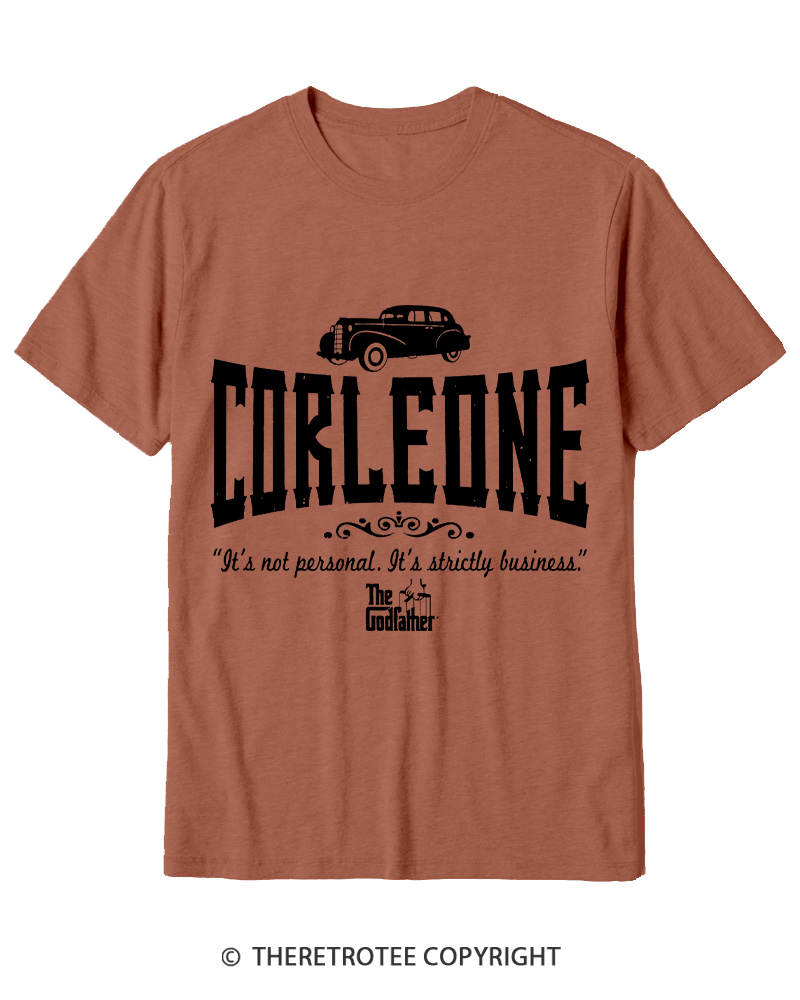 TheRetroTee Strictly Business It's Not Personal Quotes 1970s Cotton T-Shirt