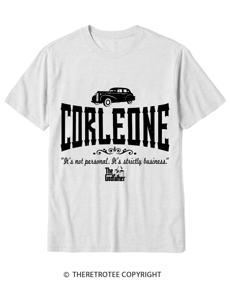 TheRetroTee Strictly Business It's Not Personal Quotes 1970s Cotton T-Shirt