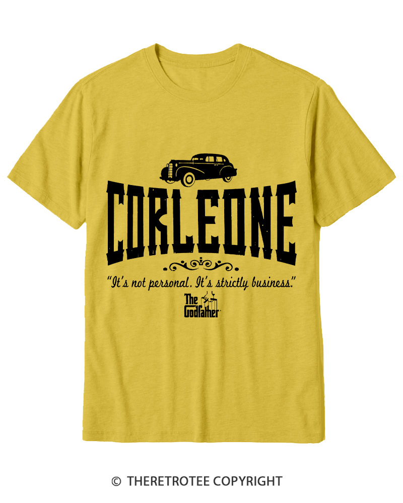 TheRetroTee Strictly Business It's Not Personal Quotes 1970s Cotton T-Shirt